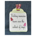 Christmas Collection Holiday Memories 3.5 x 5 Scrapbook Tag Embellishment by SSC Designs