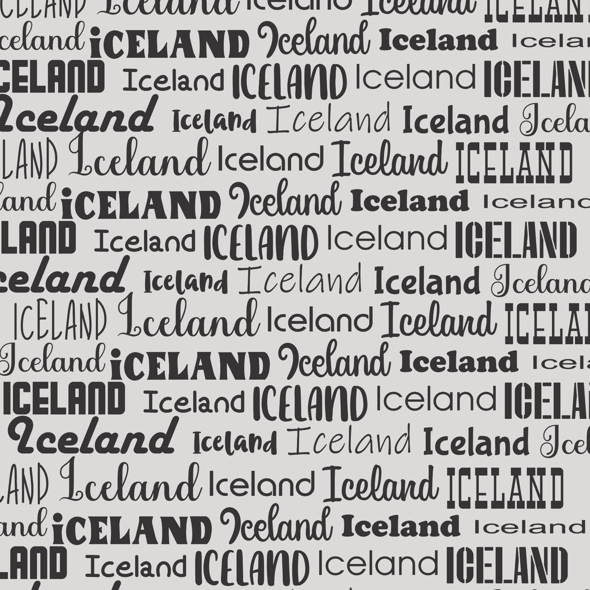 Iceland Collection Iceland Flag 12 x 12 Double-Sided Scrapbook Paper by SSC Designs