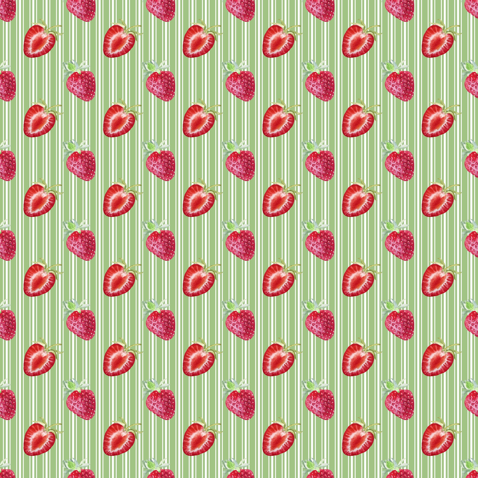 Just Fun Collection Picking Strawberries 12 x 12 Double-Sided Scrapbook Paper by SSC Designs