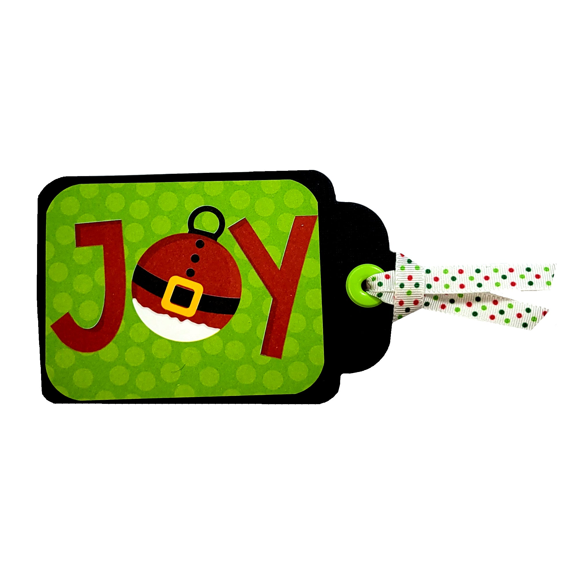 Seaside Holiday Greetings Collection Joy Ornament 3 x 4 Coordinating Tag Scrapbook Embellishment by SSC Designs