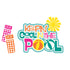 Keepin' Cool In The Pool 7 x 5 Title & Accessories Fully-Assembled Laser Cut Scrapbook Embellishment by SSC Laser Designs