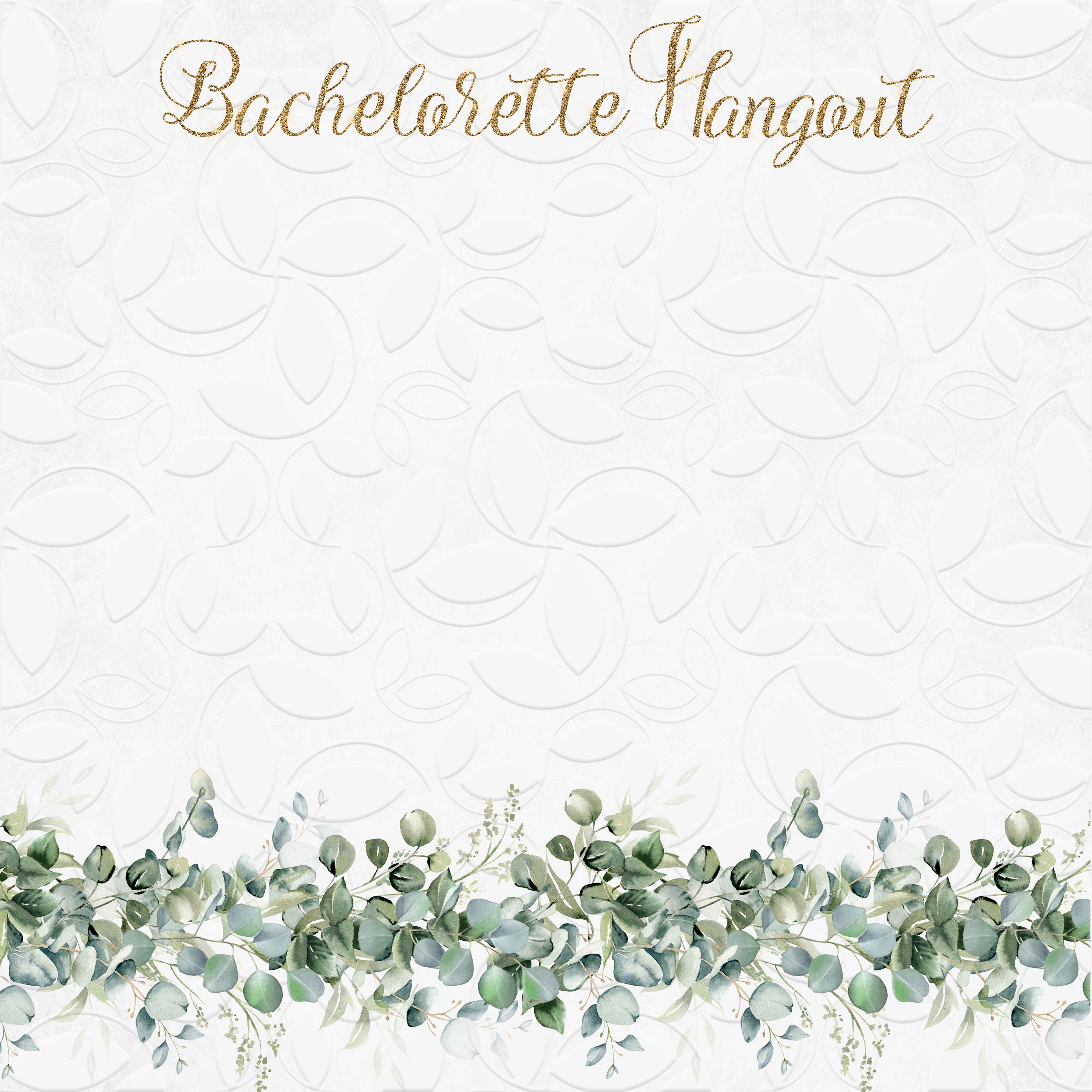 Love Always Collection Bachelorette Hangout 12 x 12 Double-Sided Scrapbook Paper by SSC Designs