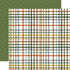 Little Explorer Collection Wild About You Plaid 12 x 12 Double-Sided Scrapbook Paper by Echo Park Paper