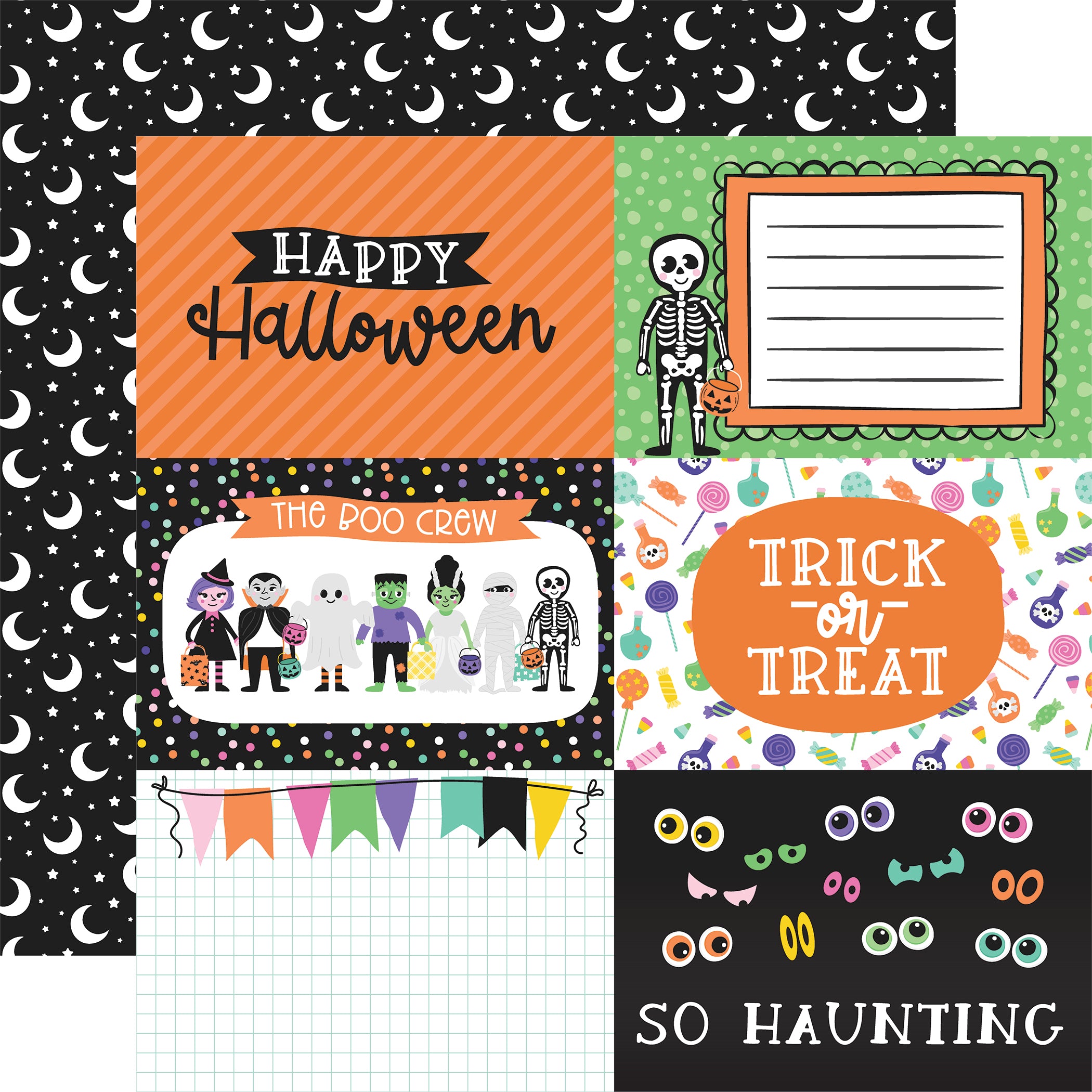 Monster Mash Collection 12 x 12 Scrapbook Paper & Sticker Kit by Echo Park Paper