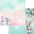 Mint Christmas Collection Snow Friends 12 x 12 Double-Sided Scrapbook Paper by SSC Designs