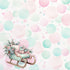 Mint Christmas Collection Santa's Sleigh 12 x 12 Double-Sided Scrapbook Paper by SSC Designs