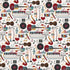 Music Notes Collection Instruments 12 x 12 Double-Sided Scrapbook Paper by Photo Play Paper