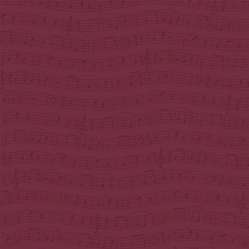 Music Notes Collection Staccato 12 x 12 Double-Sided Scrapbook Paper by Photo Play Paper