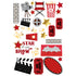 Movie Time Collection Laser Cut Scrapbook Ephemera Embellishments by SSC Designs