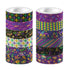 Whimsical Washi Tape Collection Mardi Gras Decorative Scrapbook Washi Tape by SSC Designs - 10 Rolls