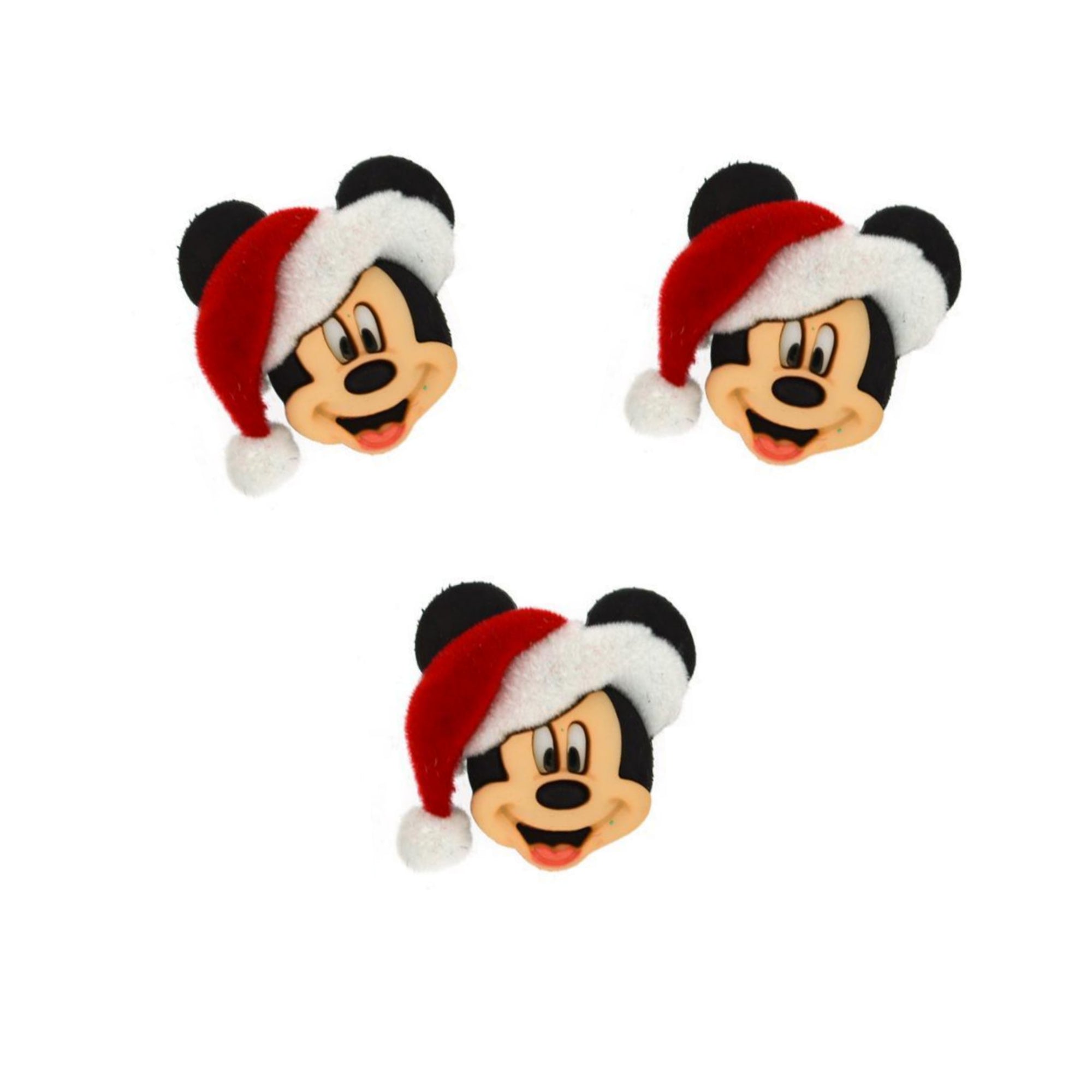 Disney Holiday Dress It Up Mickey Mouse Buttons by Jesse James Buttons - Pkg. of 3