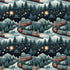 North Pole Express Collection North Pole Express 12 x 12 Double-Sided Scrapbook Paper by SSC Designs