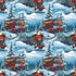 North Pole Express Collection Delivering Gifts 12 x 12 Double-Sided Scrapbook Paper by SSC Designs