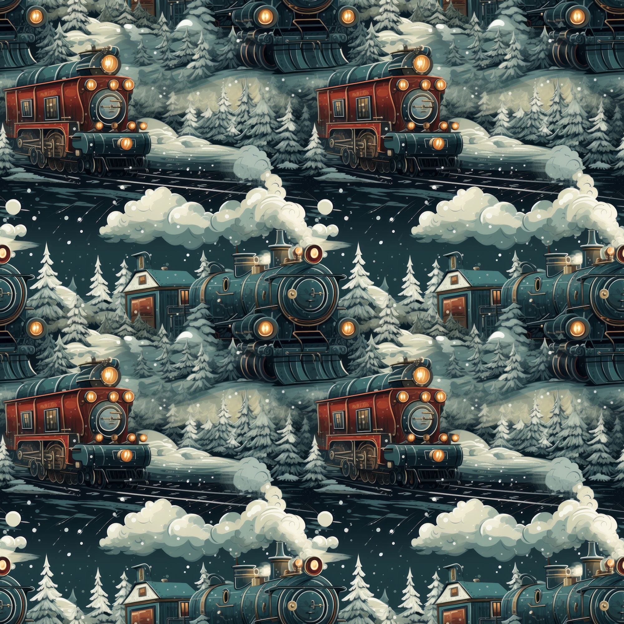 North Pole Express Collection Don't Forget The Elves 12 x 12 Double-Sided Scrapbook Paper by SSC Designs