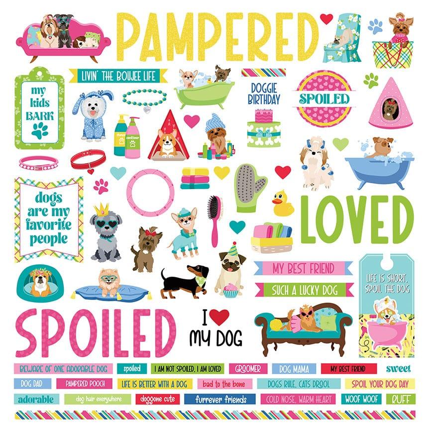 Pampered Pooch Collection 12 x 12 Scrapbook Collection Kit by Photo Play Paper - Scrapbook Supply Companies