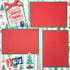 'Tis The Season (2) - 12 x 12 Pages, Fully-Assembled & Hand-Crafted 3D Scrapbook Premade by SSC Designs