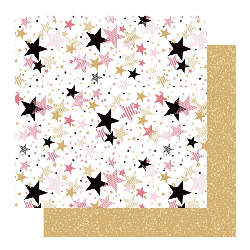 Ringing In The New Year Collection New Beginnings 12 x 12 Double-Sided Scrapbook Paper by Photo Play