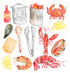 Seafood Boil Collection 12 x 12 Scrapbook Collection Kit by SSC Designs