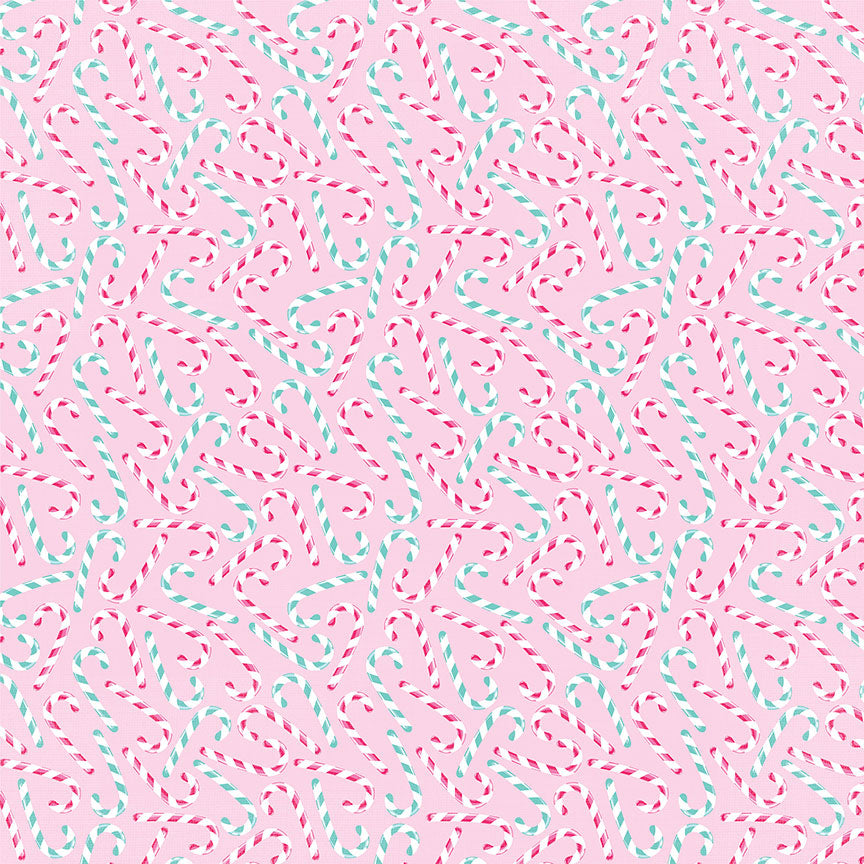 Sugar Plum Collection Candy Cane Wishes 12 x 12 Double-Sided Scrapbook Paper by Photo Play Paper