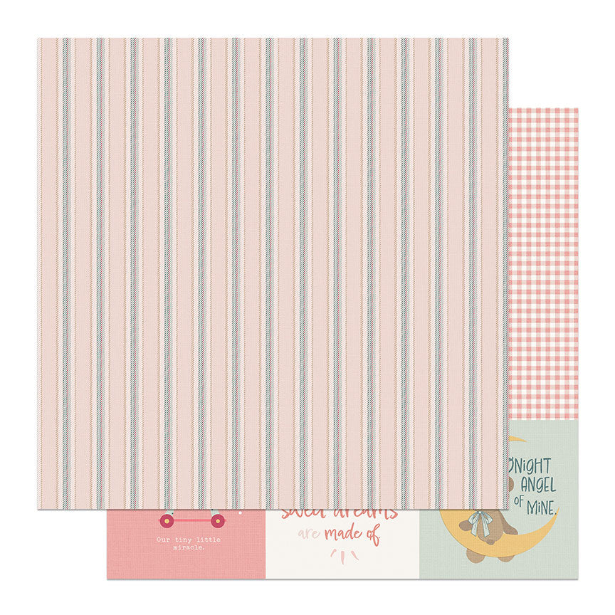 Sweet Little Princess Collection Goodnight Angel 12 x 12 Double-Sided Scrapbook Paper by Photo Play Paper