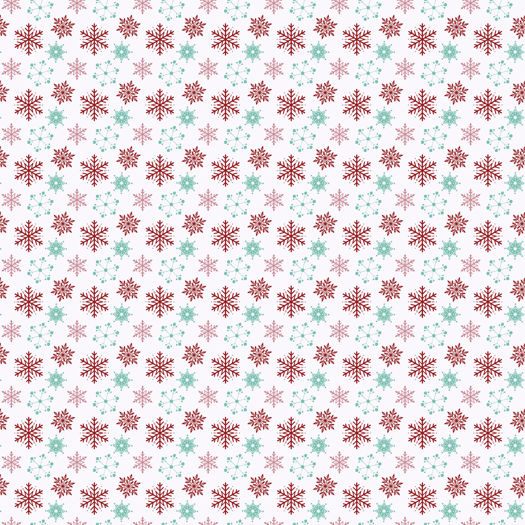 Snowflake Lane Collection Snow Day 12 x 12 Double-Sided Scrapbook Paper by SSC Designs