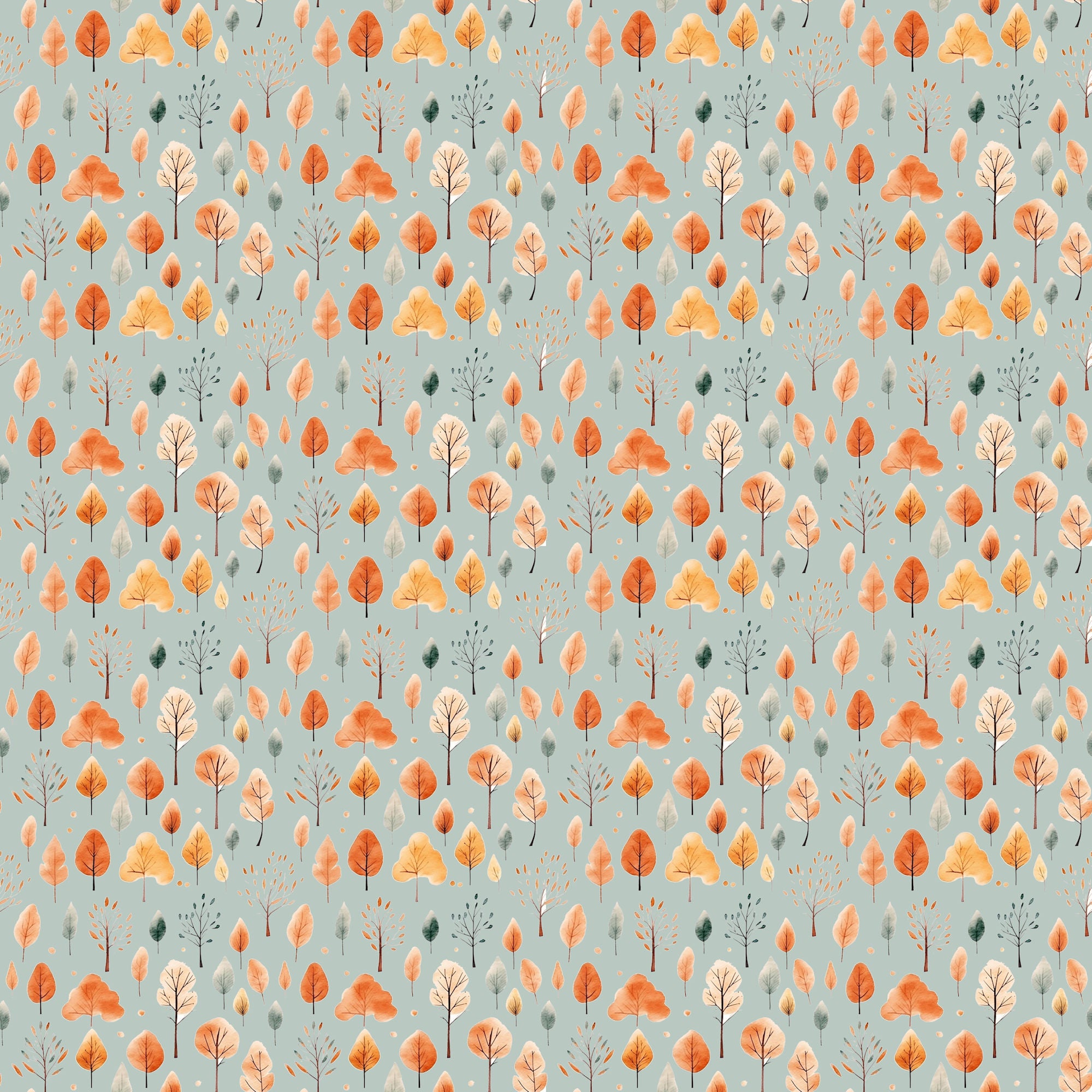 Fall Blessings Collection Fall All Around 12 x 12 Double-Sided Scrapbook Paper by SSC Designs