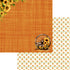 Fall Blessings Collection Sunflower Wheel 12 x 12 Double-Sided Scrapbook Paper by SSC Designs