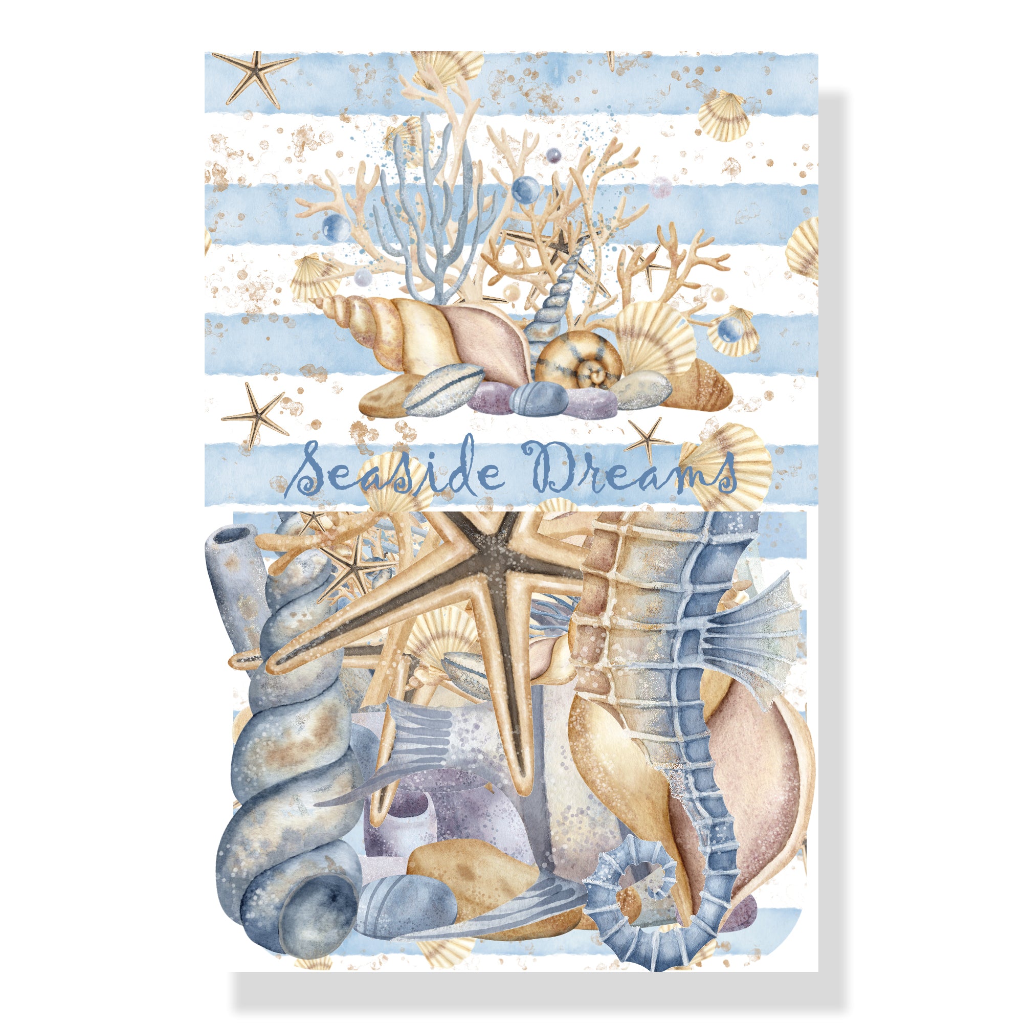 Seaside Dreams 12 x 12 Scrapbook Paper & Embellishment Kit by SSC Designs