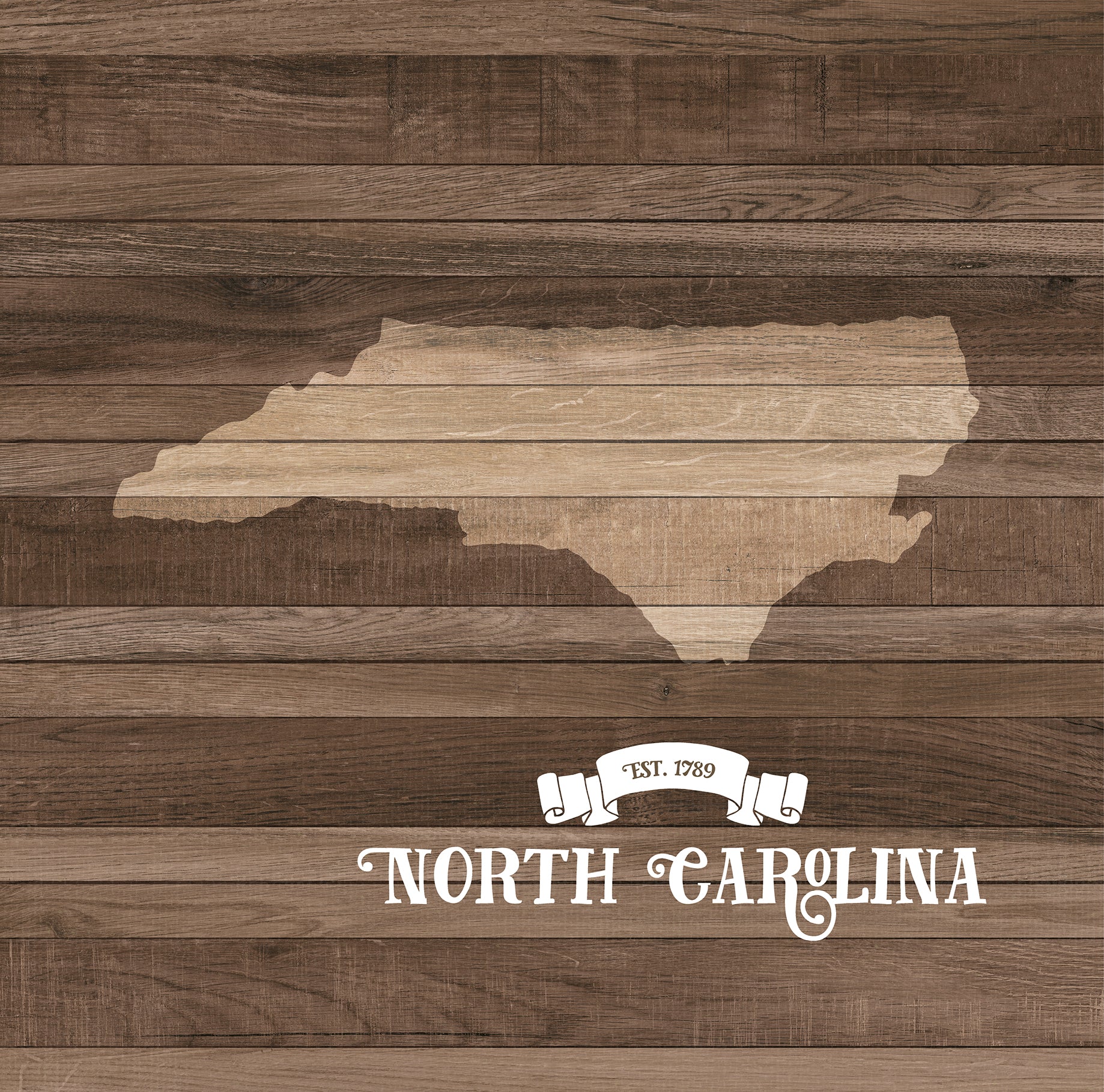 Stateside Collection North Carolina 12 x 12 Double-Sided Scrapbook Paper by Echo Park Paper