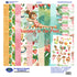 Summer at the Pool 12 x 12 Scrapbook Paper & Embellishment Kit by SSC Designs