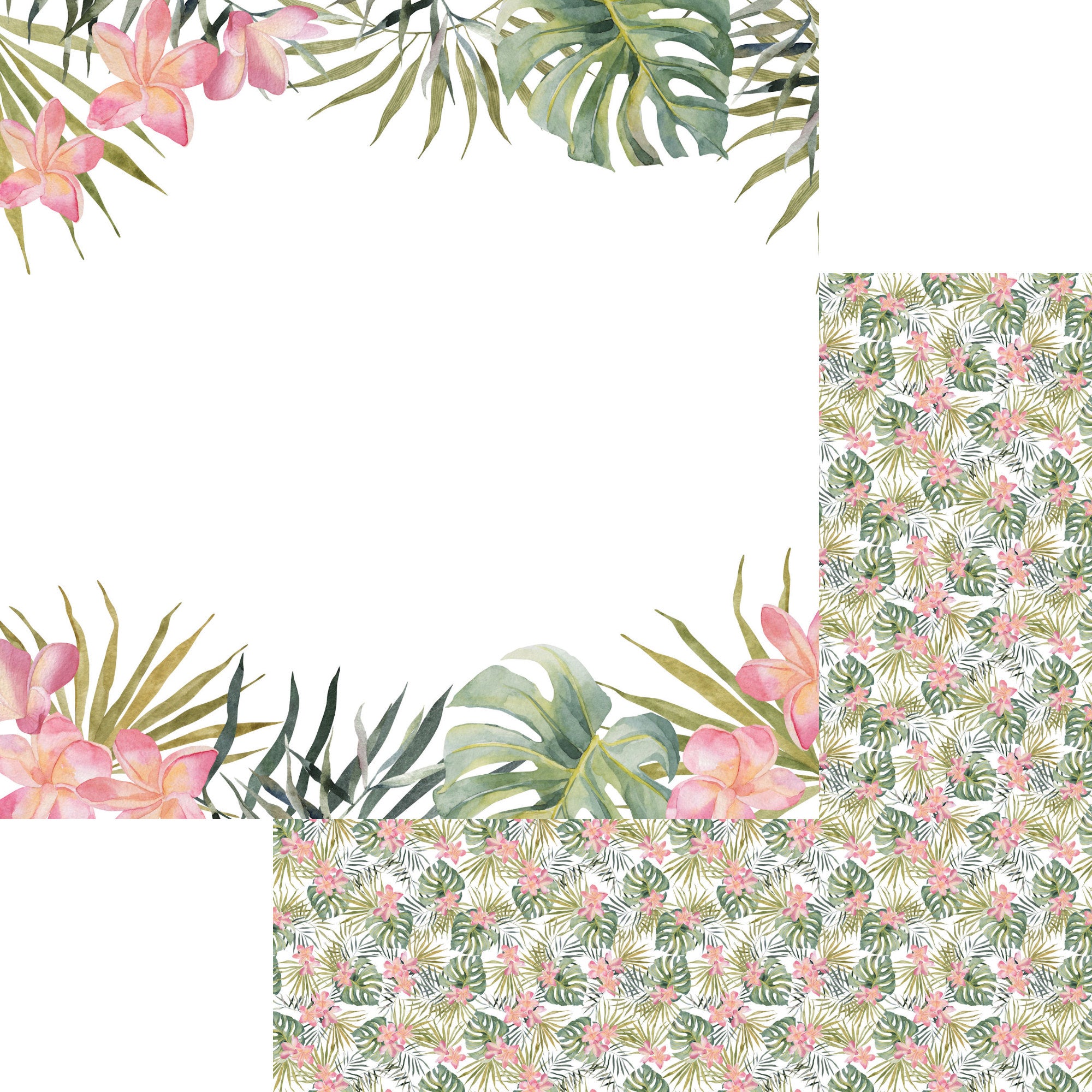 Tropical Paradise Collection 12 x 12 Scrapbook Collection Kit by SSC Designs