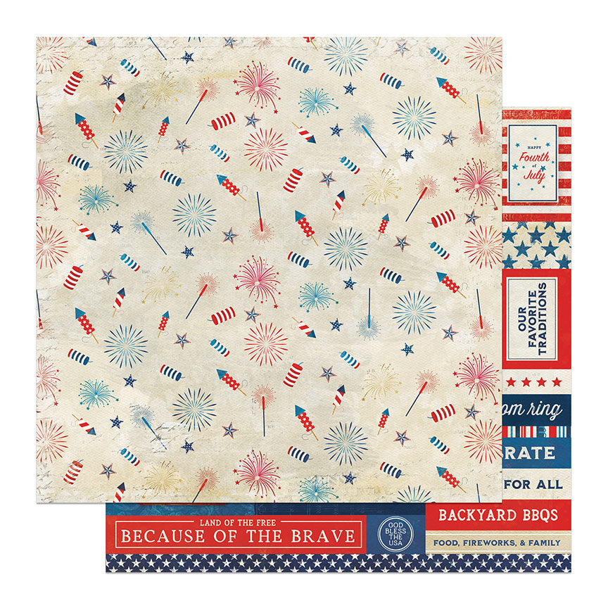 With Liberty Collection 12 x 12 Double-Sided Scrapbook Collection Kit by Photo Play Paper