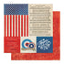 With Liberty Collection America The Beautiful 12 x 12 Double-Sided Scrapbook Paper by Photo Play Paper