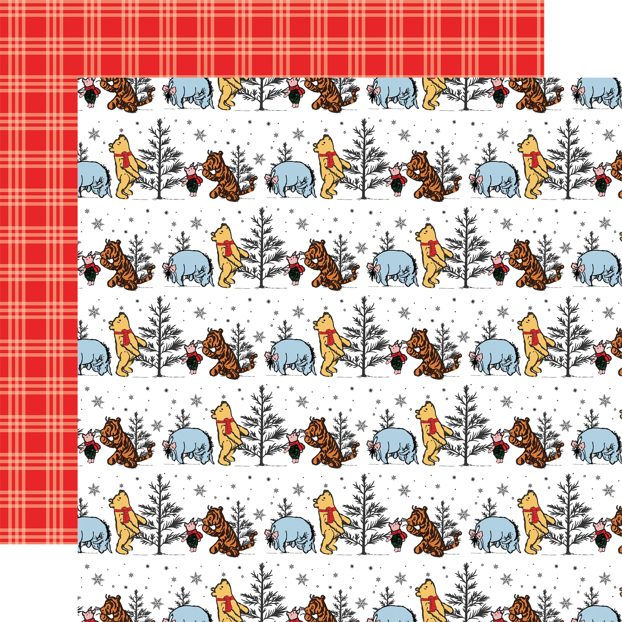 Winnie The Pooh Christmas Collection 13-Piece Collection Kit by Echo Park Paper