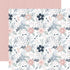 Winterland Collection Winterland Floral 12 x 12 Double-Sided Scrapbook Paper by Echo Park Paper