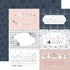 Winterland Collection 6x4 Journaling Cards 12 x 12 Double-Sided Scrapbook Paper by Echo Park Paper