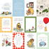 Winnie the Pooh Collection 3 x 4 Journaling Cards 12 x 12 Double-Sided Scrapbook Paper by Echo Park Paper