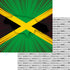 World Traveler Collection Jamaica Flag 12 x 12 Double-Sided Scrapbook Paper by SSC Designs