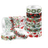 Whimsical Washi Tape Collection Watercolor Christmas Decorative Scrapbook Washi Tape by SSC Designs - 10 Rolls