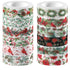 Whimsical Washi Tape Collection Watercolor Christmas Decorative Scrapbook Washi Tape by SSC Designs - 10 Rolls