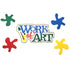 Work of Art 3 x 6 Title & Paint Splash Accessories Fully-Assembled Laser Cut Scrapbook Embellishment by SSC Laser Designs