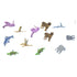 Zoo Mix Brads Scrapbook or Card Embellishments by Eyelet Outlet - Pkg. of 12