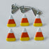 Halloween Candy Corn .75" Scrapbook Embellishments by Eyelet Outlet - Pkg. of 12