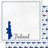 Travel Adventure Collection Finland Border 12 x 12 Double-Sided Scrapbook Paper by Scrapbook Customs