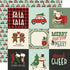 Jingle All The Way Collection 4x4 Elements 12 x 12 Double-Sided Scrapbook Paper by Simple Stories