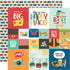 Say Cheese At The Park Collection 2x2/4x4 Elements 12 x 12 Double-Sided Scrapbook Paper by Simple Stories