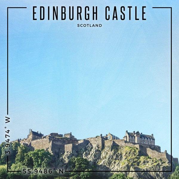 Travel Coordinates Collection Edinburgh Castle, Scotland 12 x 12 Double-Sided Scrapbook Paper by Scrapbook Customs - Scrapbook Supply Companies