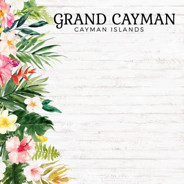 Vacay Collection Grand Cayman Vacation 12 x 12 Double-Sided Scrapbook Paper by Scrapbook Customs - Scrapbook Supply Companies