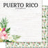 Vacay Collection Puerto Rico Vacation 12 x 12 Double-Sided Scrapbook Paper by Scrapbook Customs