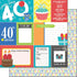 Birthday Journal Collection Guess Who's 40? 12 x 12 Double-Sided Scrapbook Paper by Scrapbook Customs